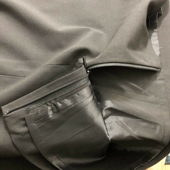 Armani Exchange A|X Black Skirt Wool Blend 14 - Picture 9 of 9